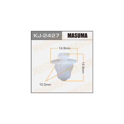 Клипса пластм. крепёжная KJ2427 Masuma (фото №1)