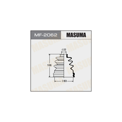 Пыльник ШРУСа наружнего MF2062 Masuma (фото №1)
