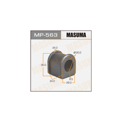 Втулка стабилизатора перед MP563 Masuma (фото №1)
