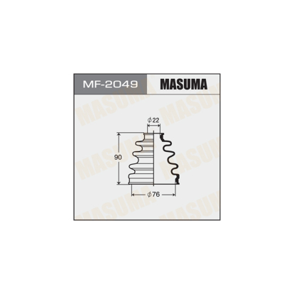 Пыльник шруса наружный MF2049 Masuma (фото №1)