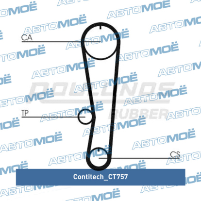 Ремень ГРМ CT757 Contitech (фото №1)